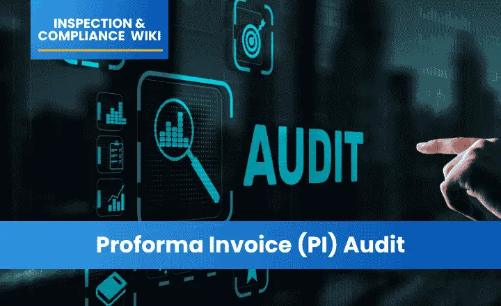 Proforma Invoice (PI) Audit